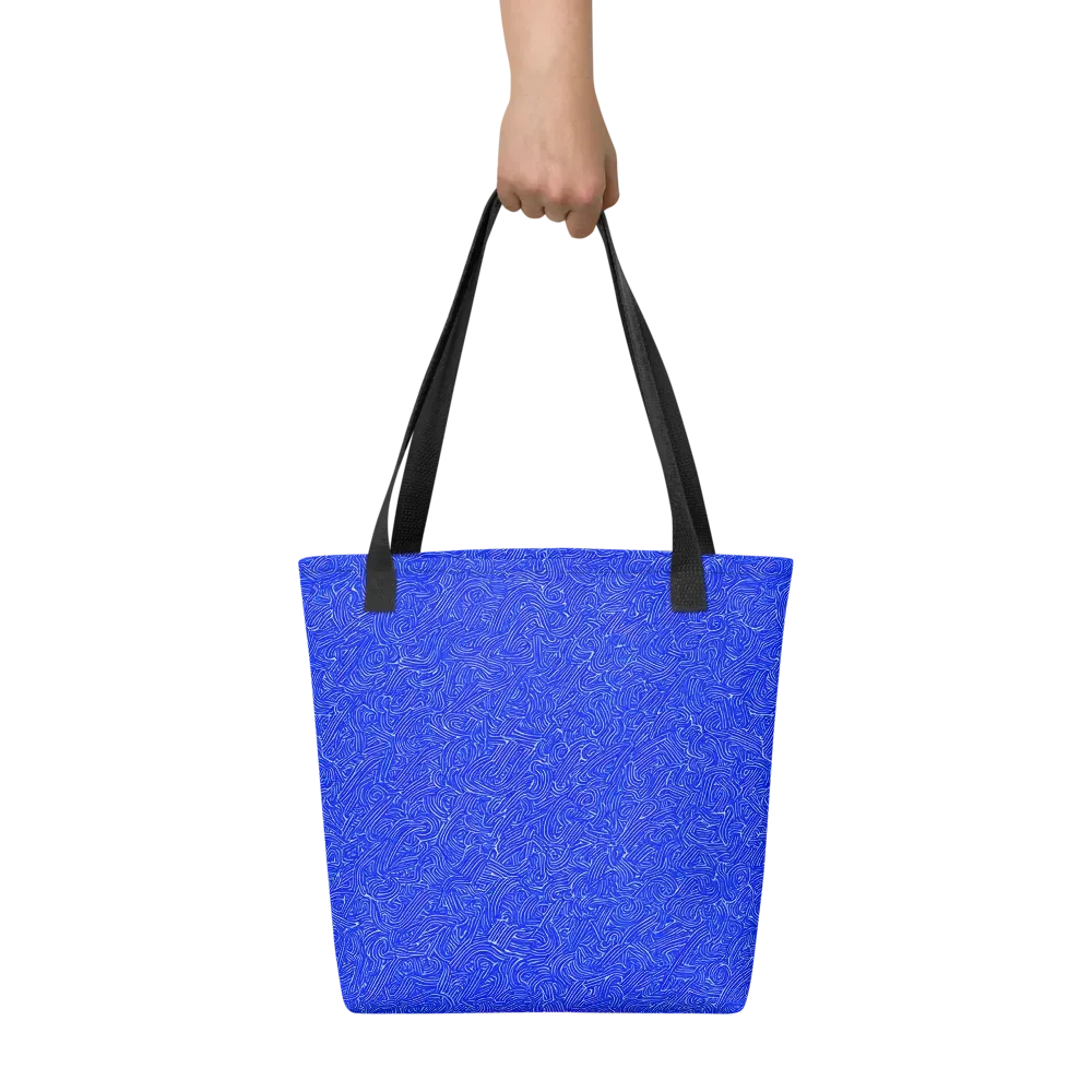 Electric Topography on Tote Bag — Front