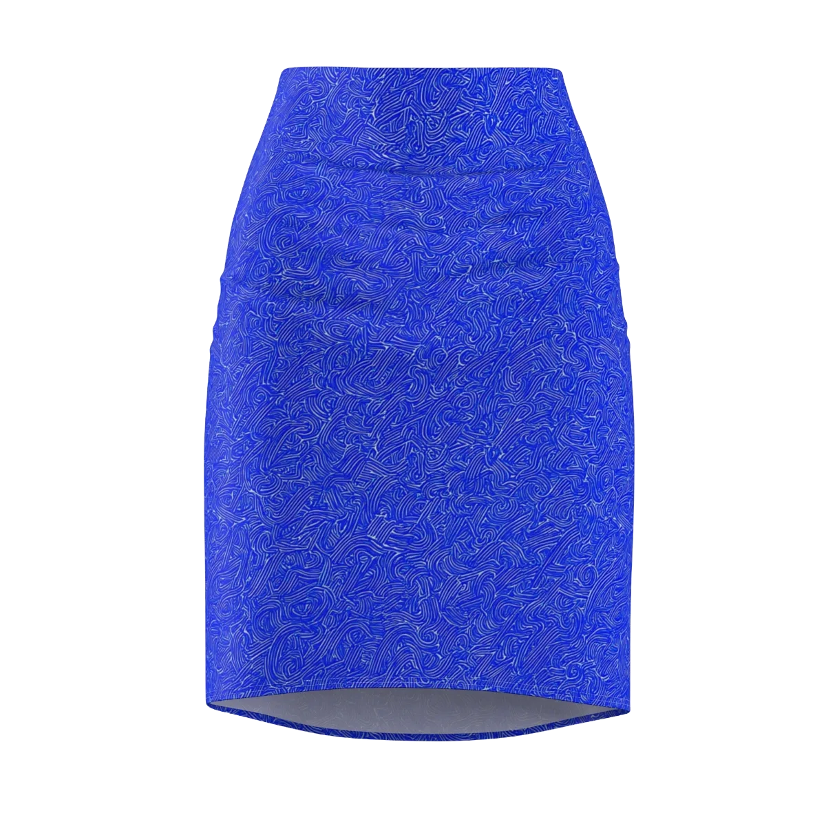Electric Topography on Pencil Skirt — Front