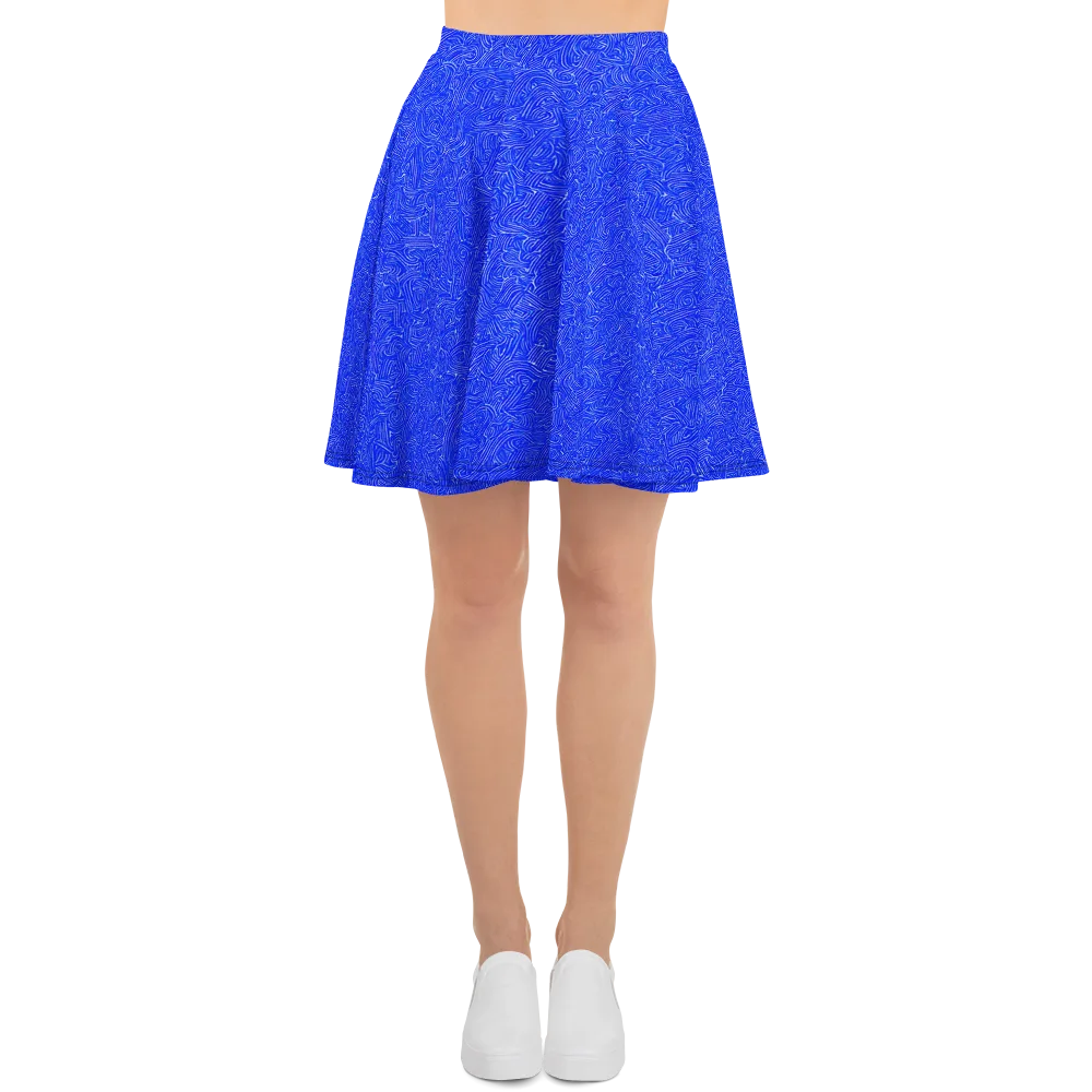Electric Topography on Skater Skirt — Front