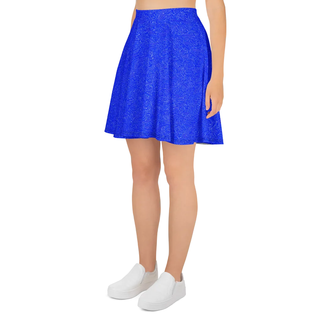 Electric Topography on Skater Skirt — Left