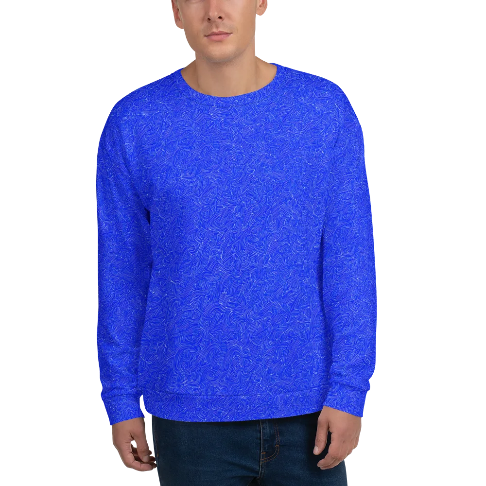 Electric Topography on Sweatshirt — Front