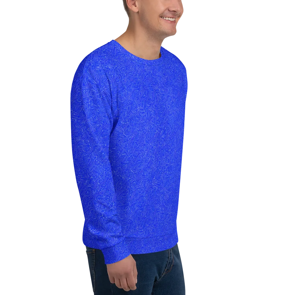 Electric Topography on Sweatshirt — Right Front