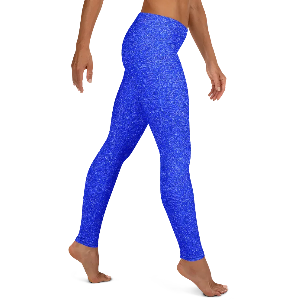 Electric Topography on Leggings — Right