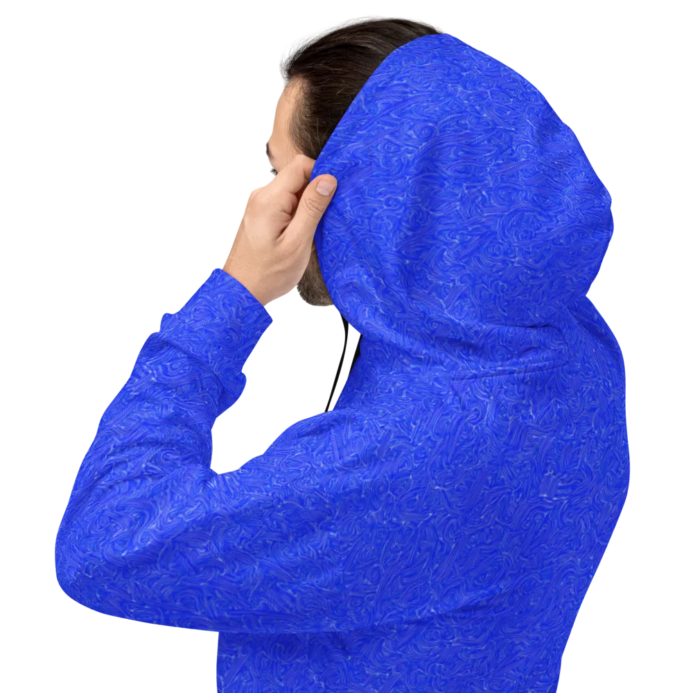 Electric Topography on Hoodie — Back