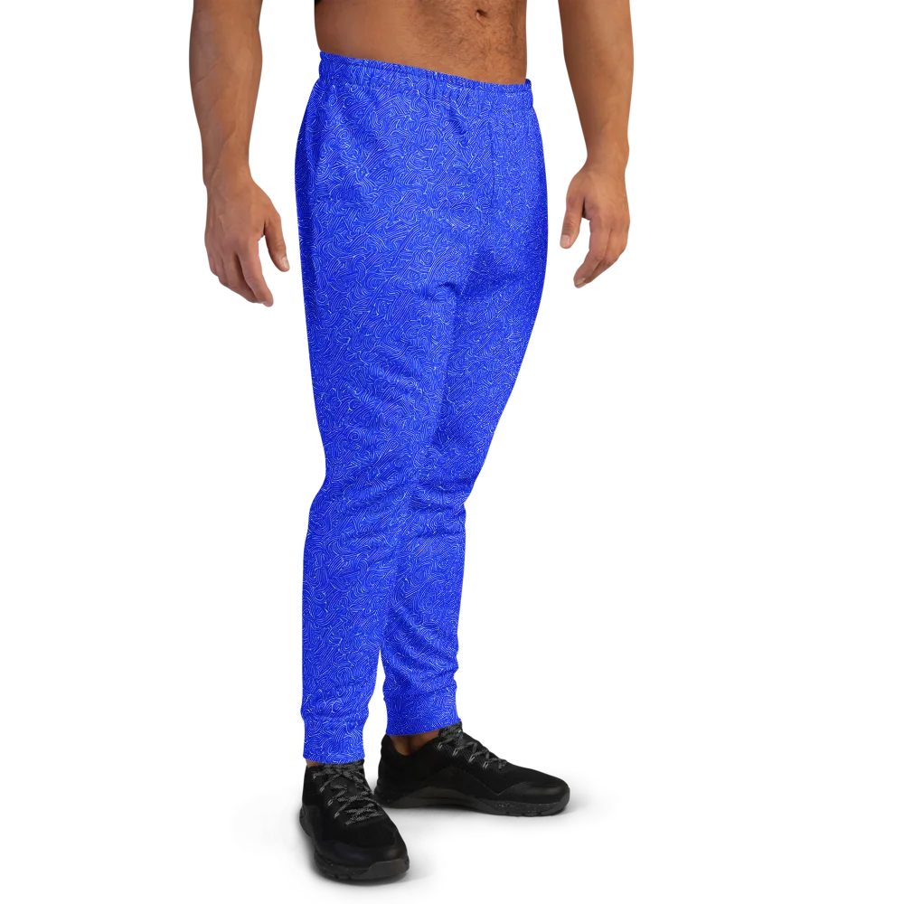 Electric Topography on Men's Joggers — Right