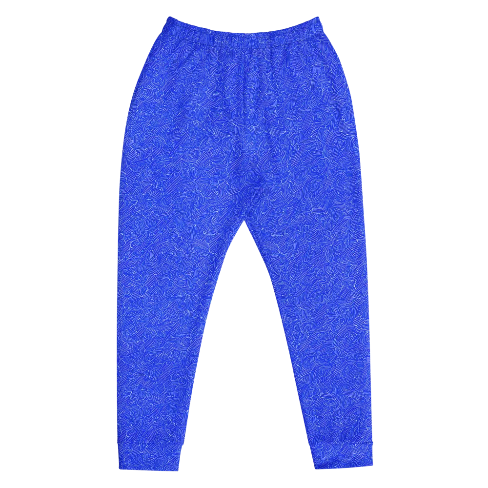 Electric Topography on Men's Joggers — Front