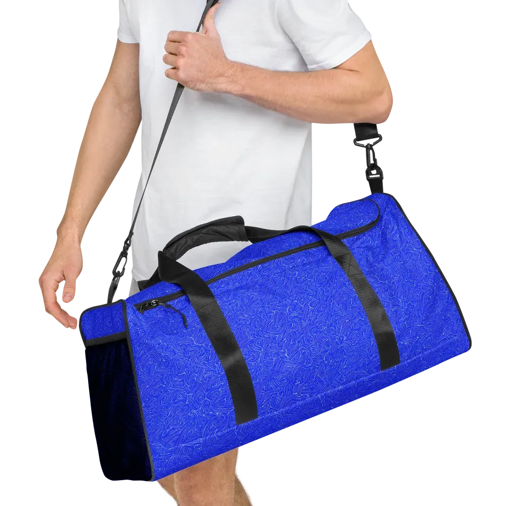 Electric Topography on Duffle Bag — Right Front