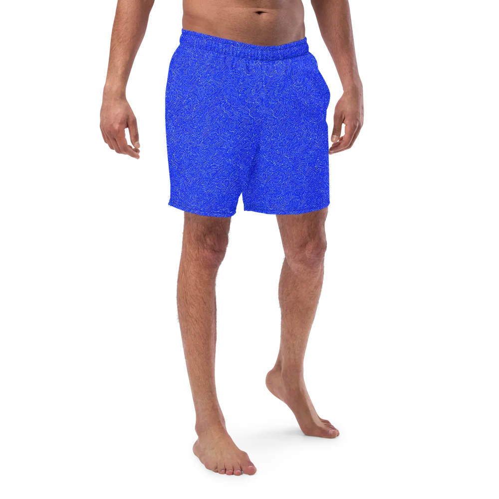 Electric Topography on Swim Trunks — Front