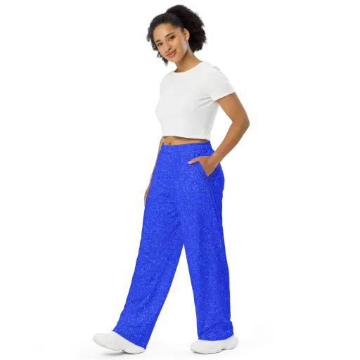 Electric Topography on a Wide-Leg Pants