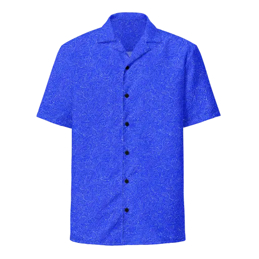 Electric Topography on a Button Shirt
