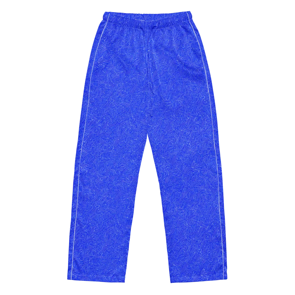 Electric Topography on Women's Pajama Pants — Front