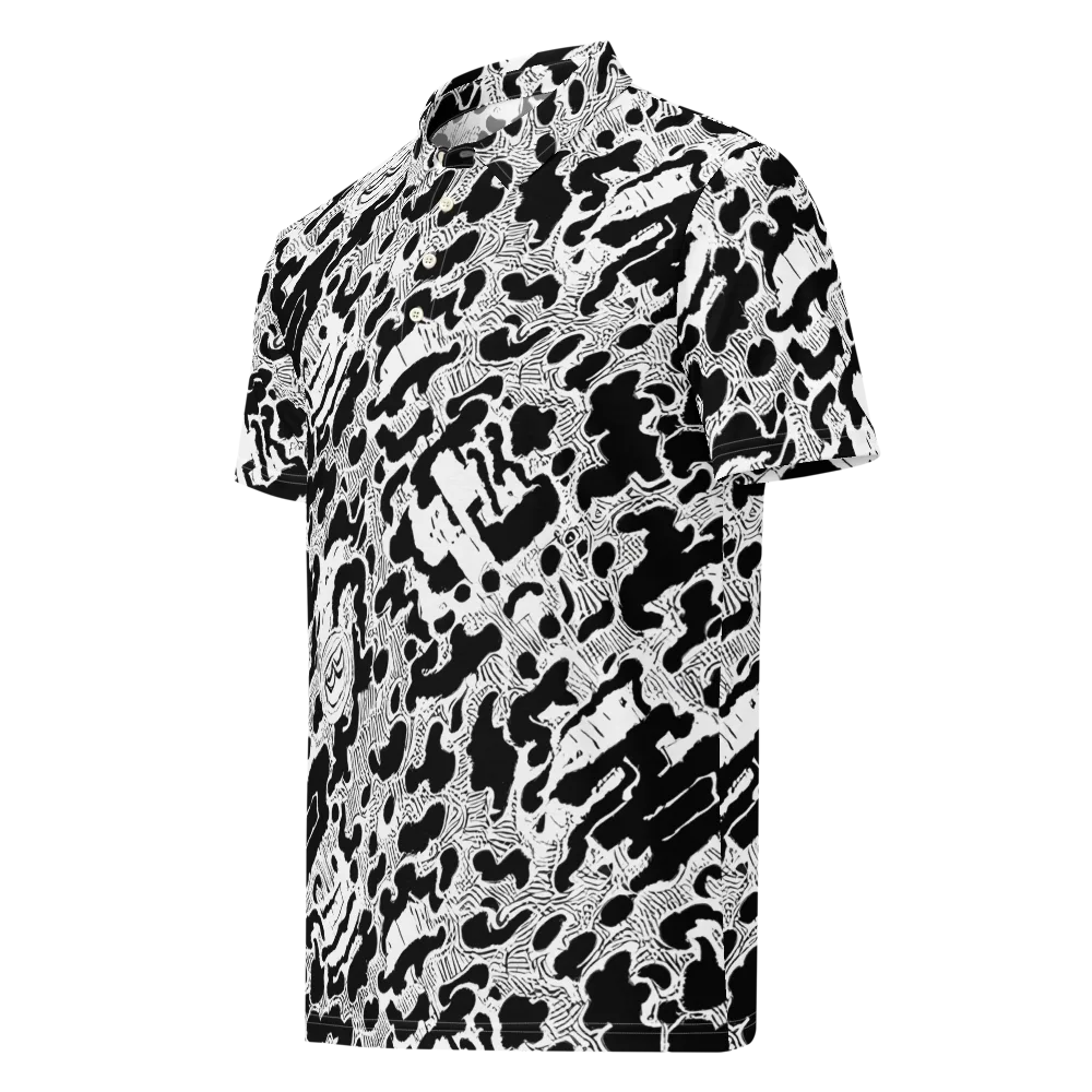 Inkbone Rapture on Men's Slim Fit Polo Shirt — Left Front
