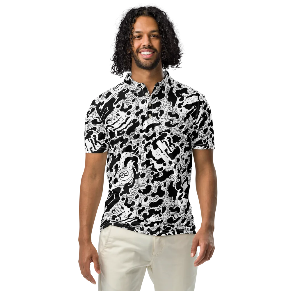 Inkbone Rapture on Men's Slim Fit Polo Shirt — Front