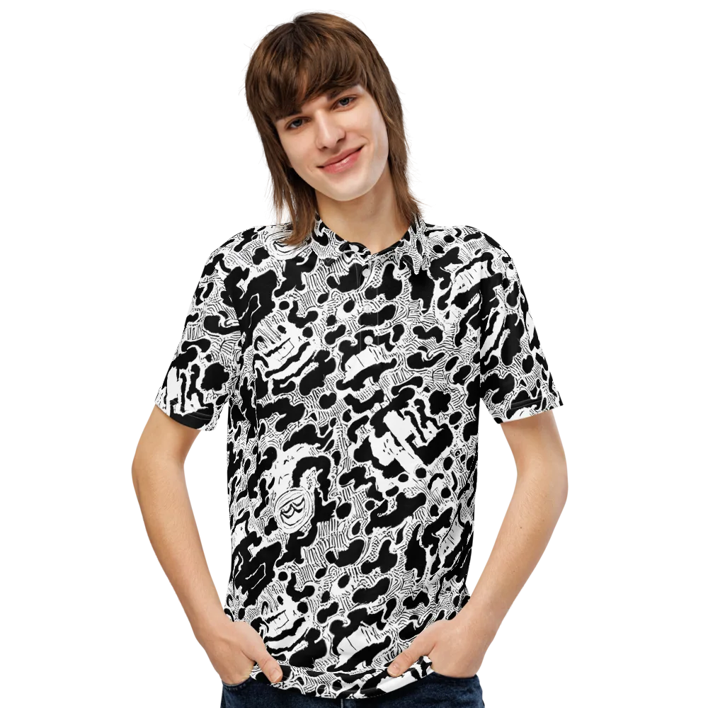 Inkbone Rapture on Men's Slim Fit Polo Shirt — Front
