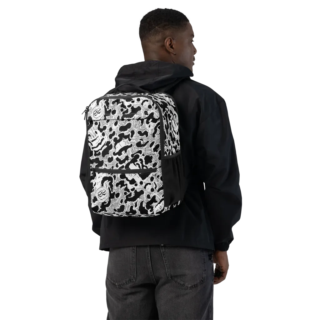 Inkbone Rapture on Utility Backpack — Back