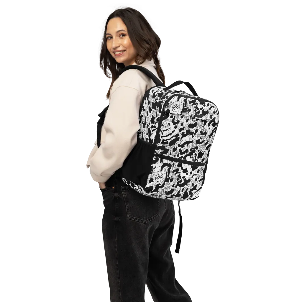 Inkbone Rapture on Utility Backpack — Back