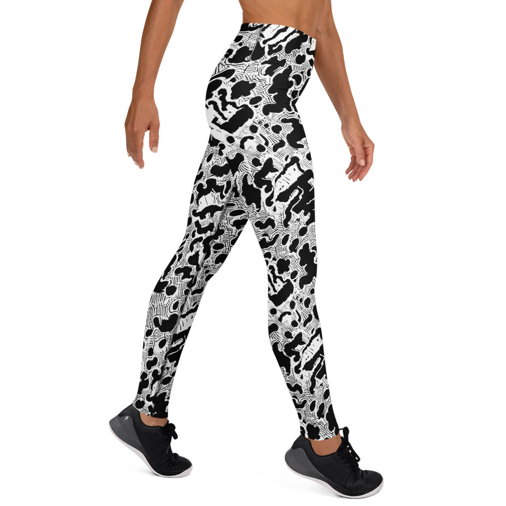 Inkbone Rapture on Yoga Leggings — Right