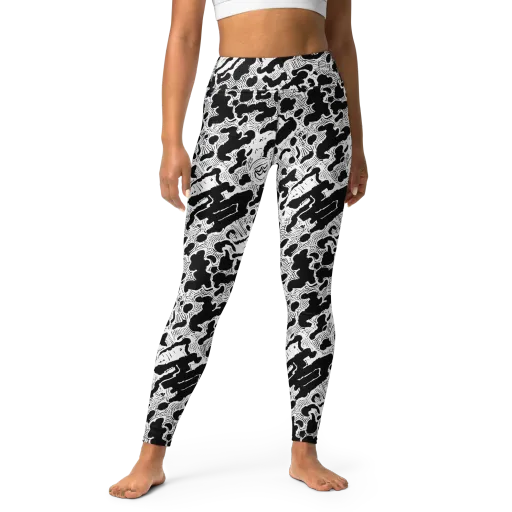 Inkbone Rapture on a Yoga Leggings