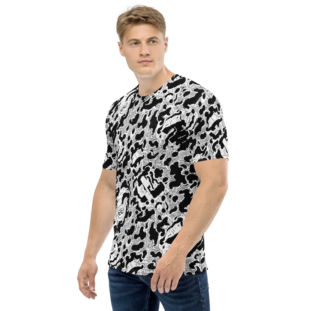 Inkbone Rapture on Men's Crew Neck T-Shirt — Left