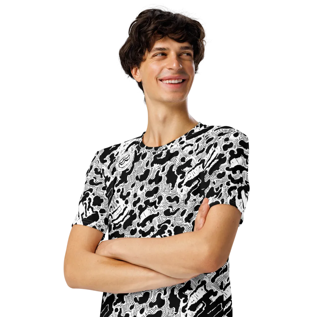 Inkbone Rapture on Men's Crew Neck T-Shirt — Left Front