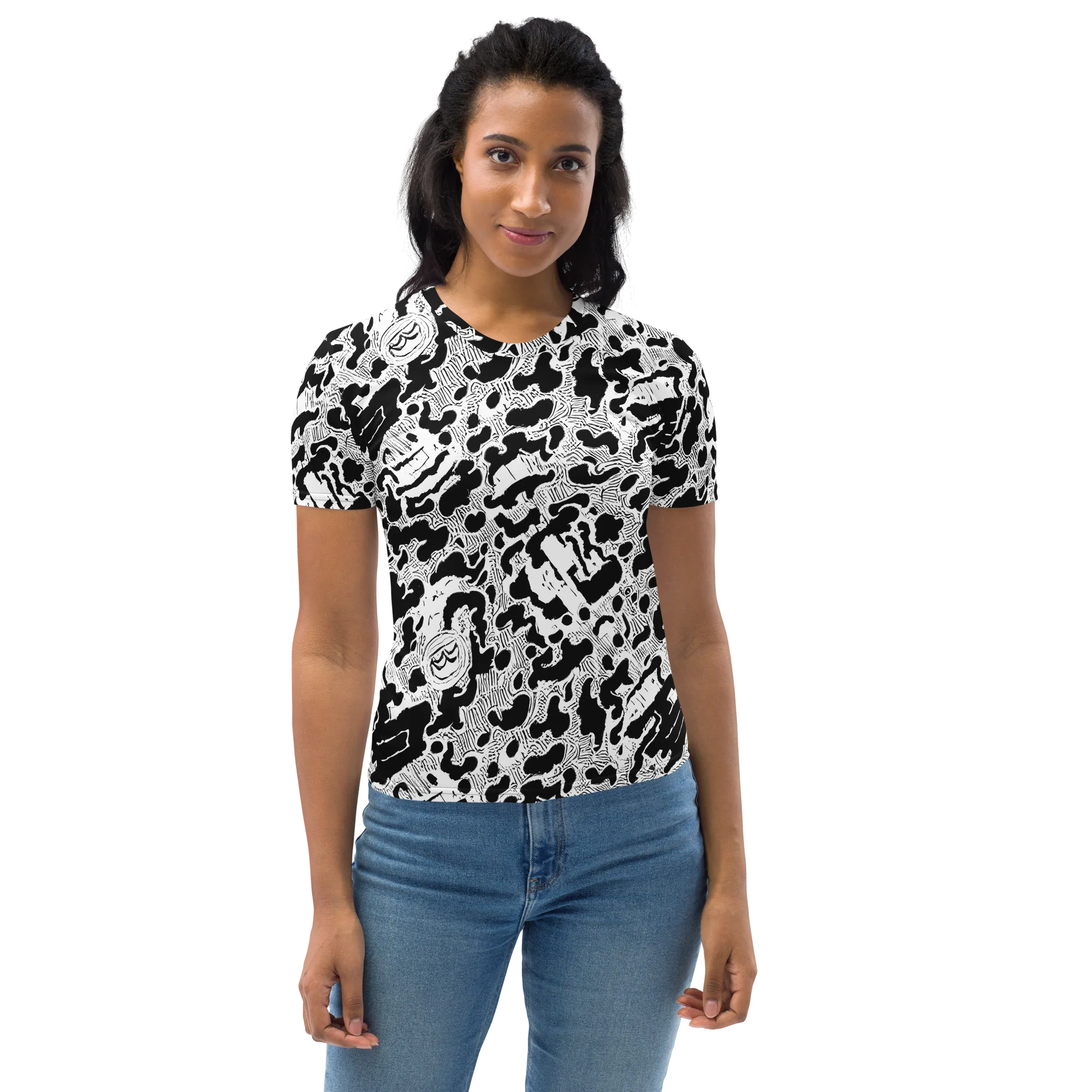 Inkbone Rapture on Women's Crew Neck T-Shirt — Front