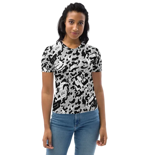 Inkbone Rapture on a Women's Crew Neck T-Shirt