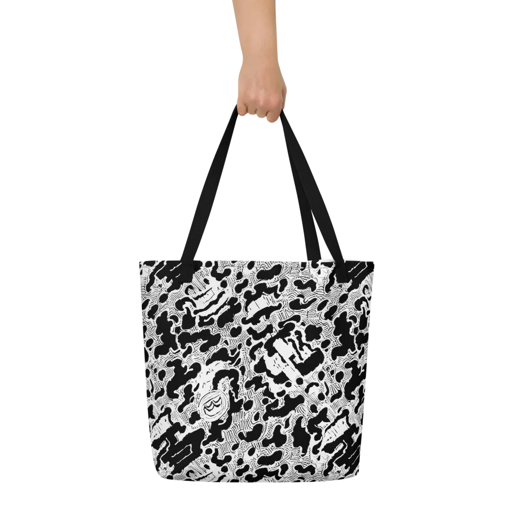 Inkbone Rapture on Large Tote Bag W/ Pocket — Front
