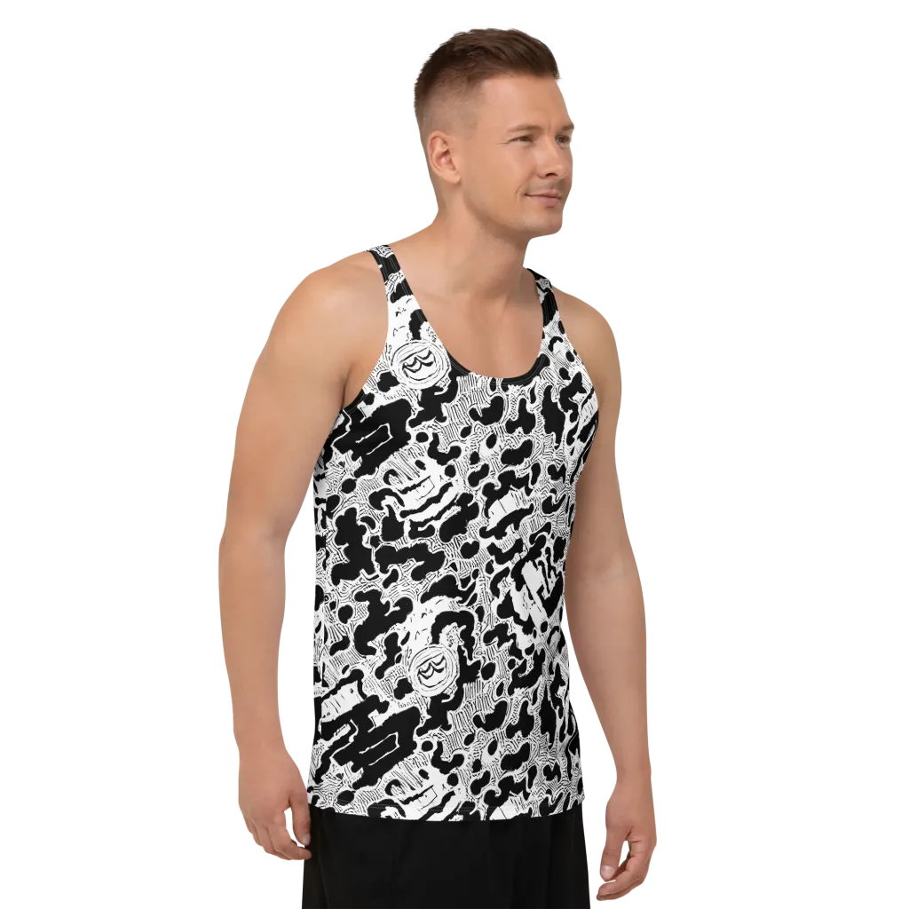 Inkbone Rapture on Men's Tank Top — Right Front