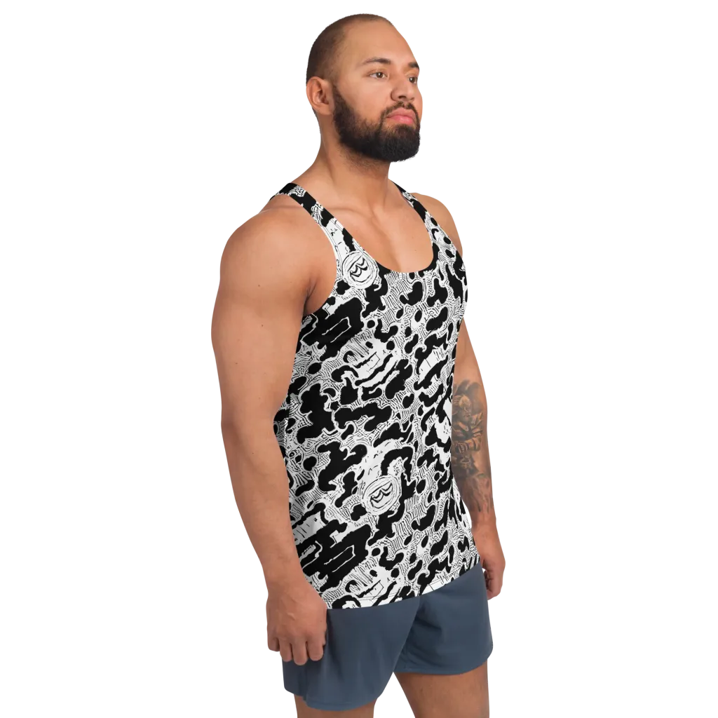 Inkbone Rapture on Men's Tank Top — Right Front