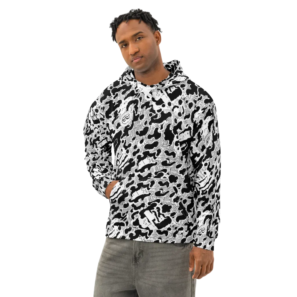 Inkbone Rapture on Cotton Hoodie — Left Front