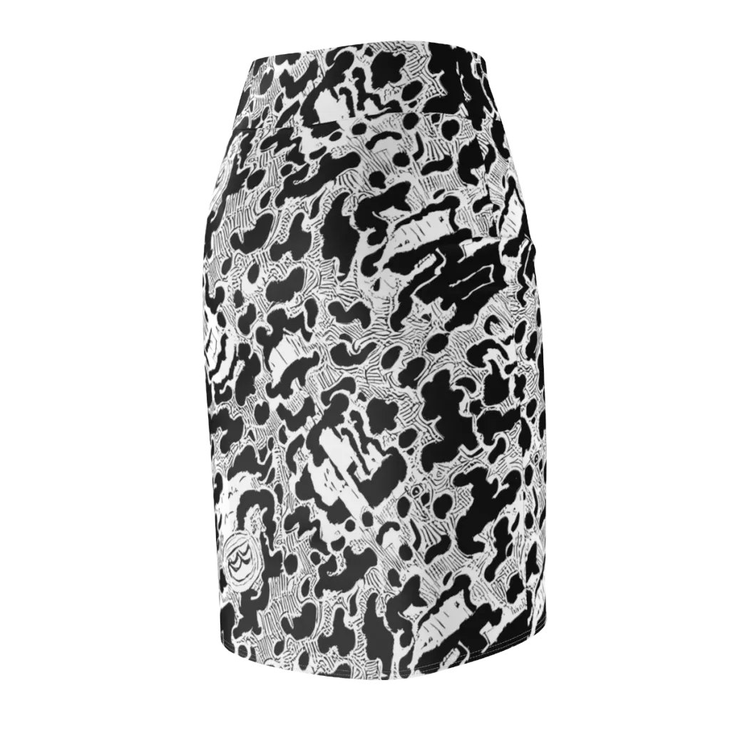 Inkbone Rapture on Pencil Skirt — Back Side
