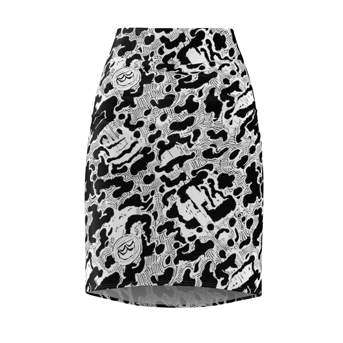 Inkbone Rapture on Pencil Skirt — Front