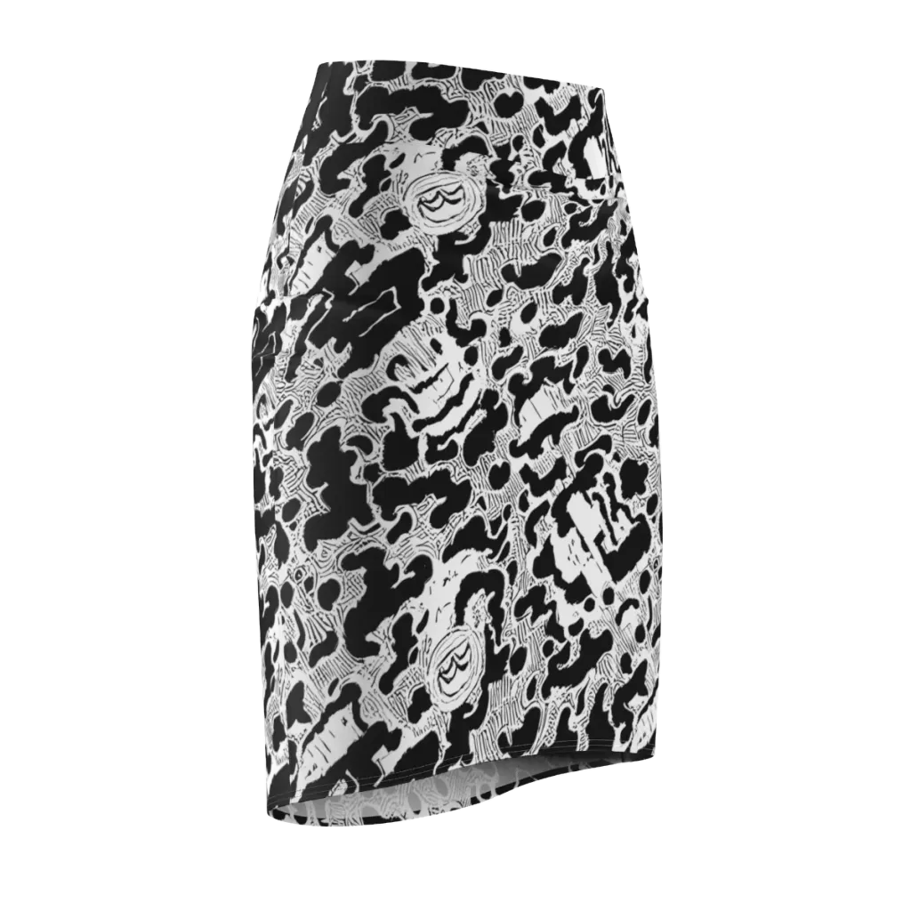 Inkbone Rapture on Pencil Skirt — Front Side