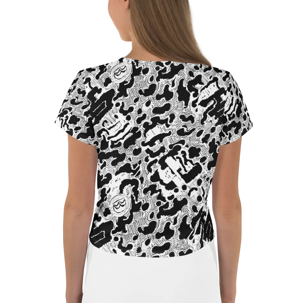 Inkbone Rapture on Crop Tee — Back