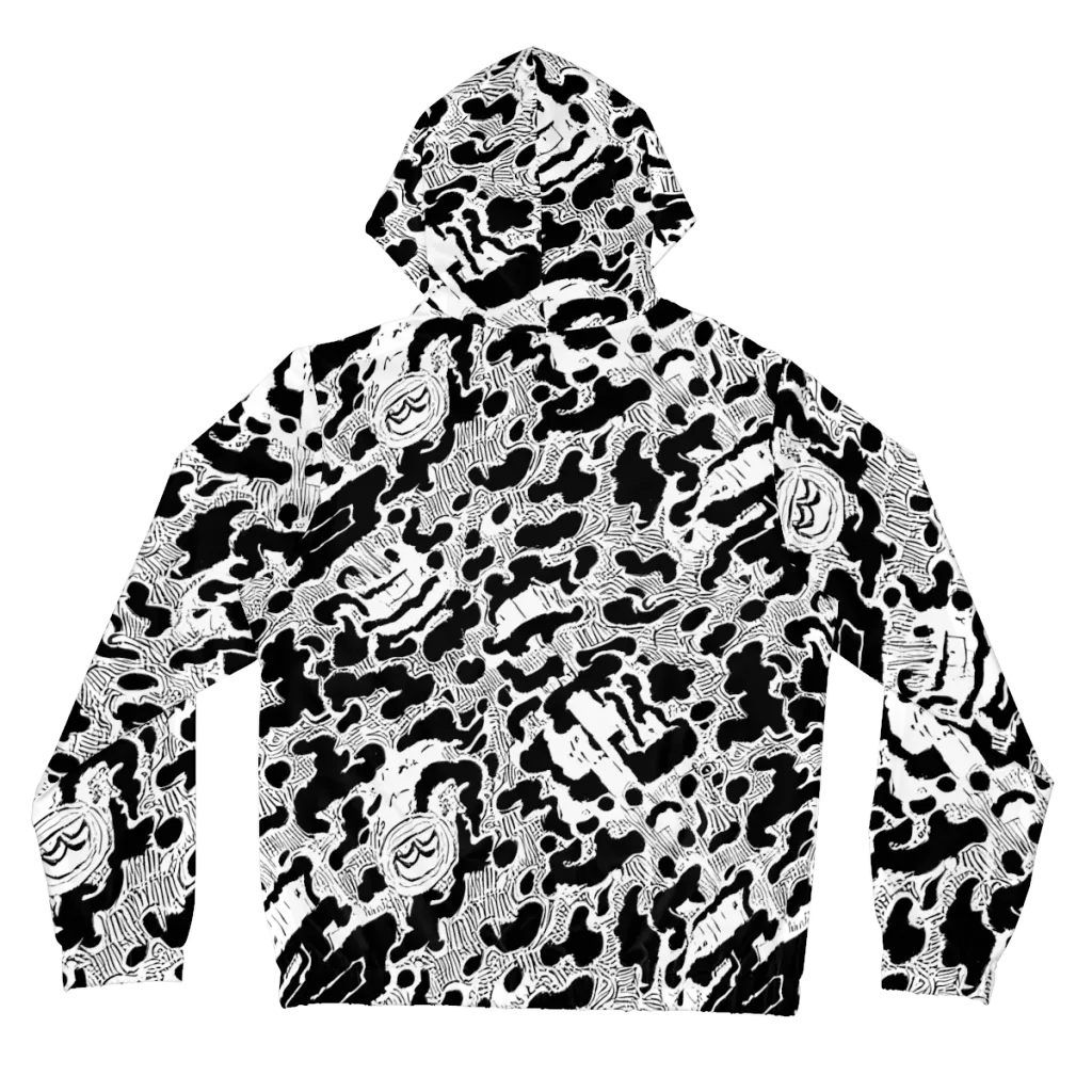 Inkbone Rapture on Women's Full-Zip Hoodie — Back