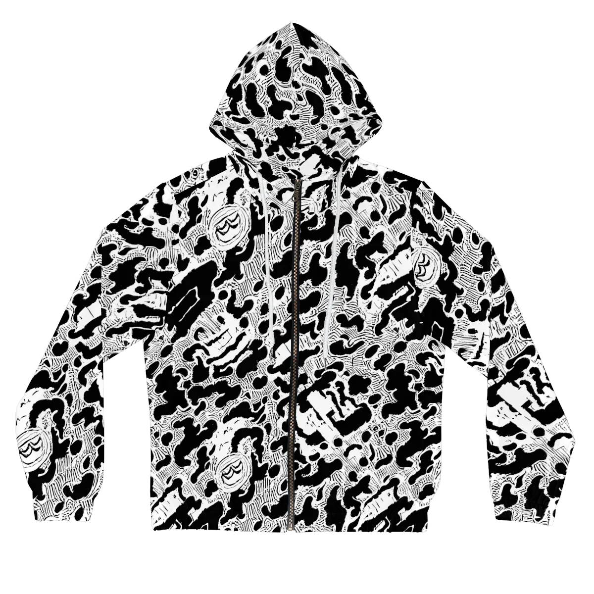 Inkbone Rapture on Women's Full-Zip Hoodie — Front