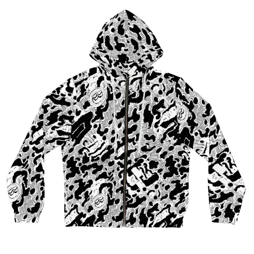 Inkbone Rapture on a Women's Full-Zip Hoodie