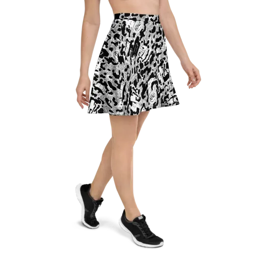 Inkbone Rapture on a Skater Skirt