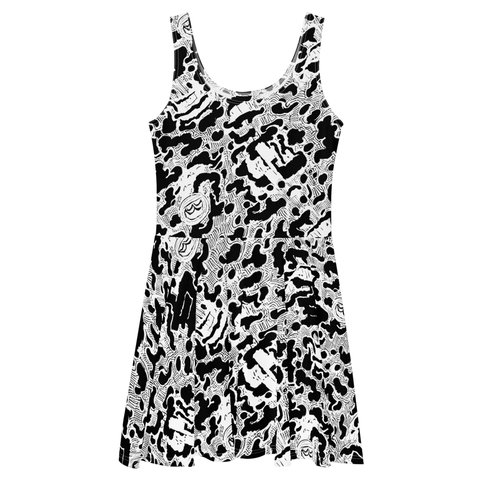 Inkbone Rapture on Skater Dress — Front