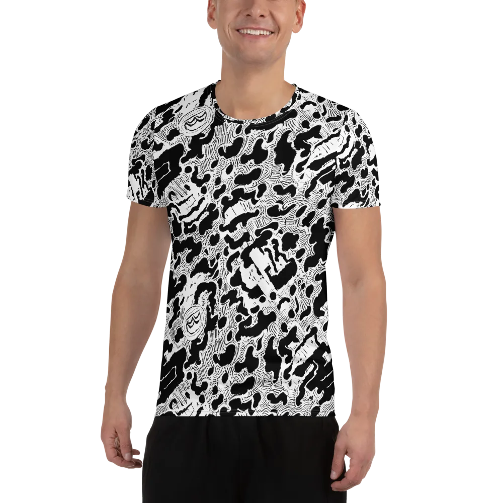 Inkbone Rapture on Men's Athletic T-Shirt — Front