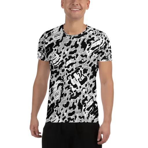 Inkbone Rapture on a Men's Athletic T-Shirt