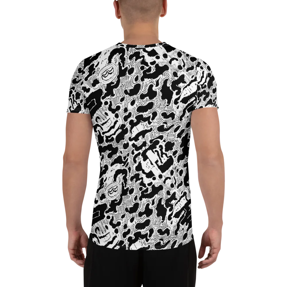 Inkbone Rapture on Men's Athletic T-Shirt — Back