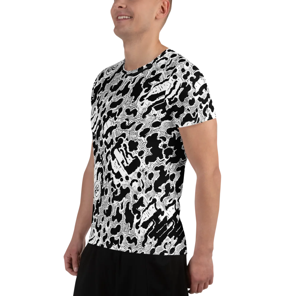 Inkbone Rapture on Men's Athletic T-Shirt — Left