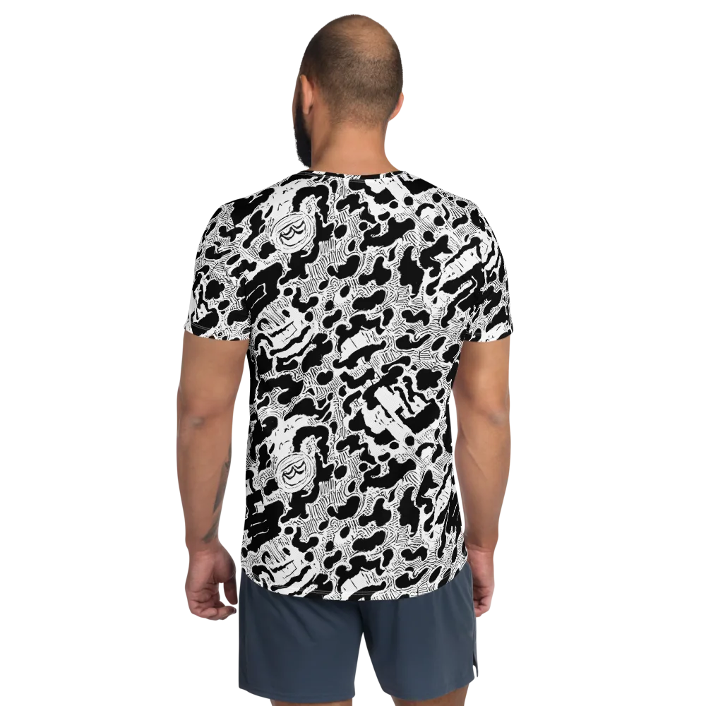 Inkbone Rapture on Men's Athletic T-Shirt — Back