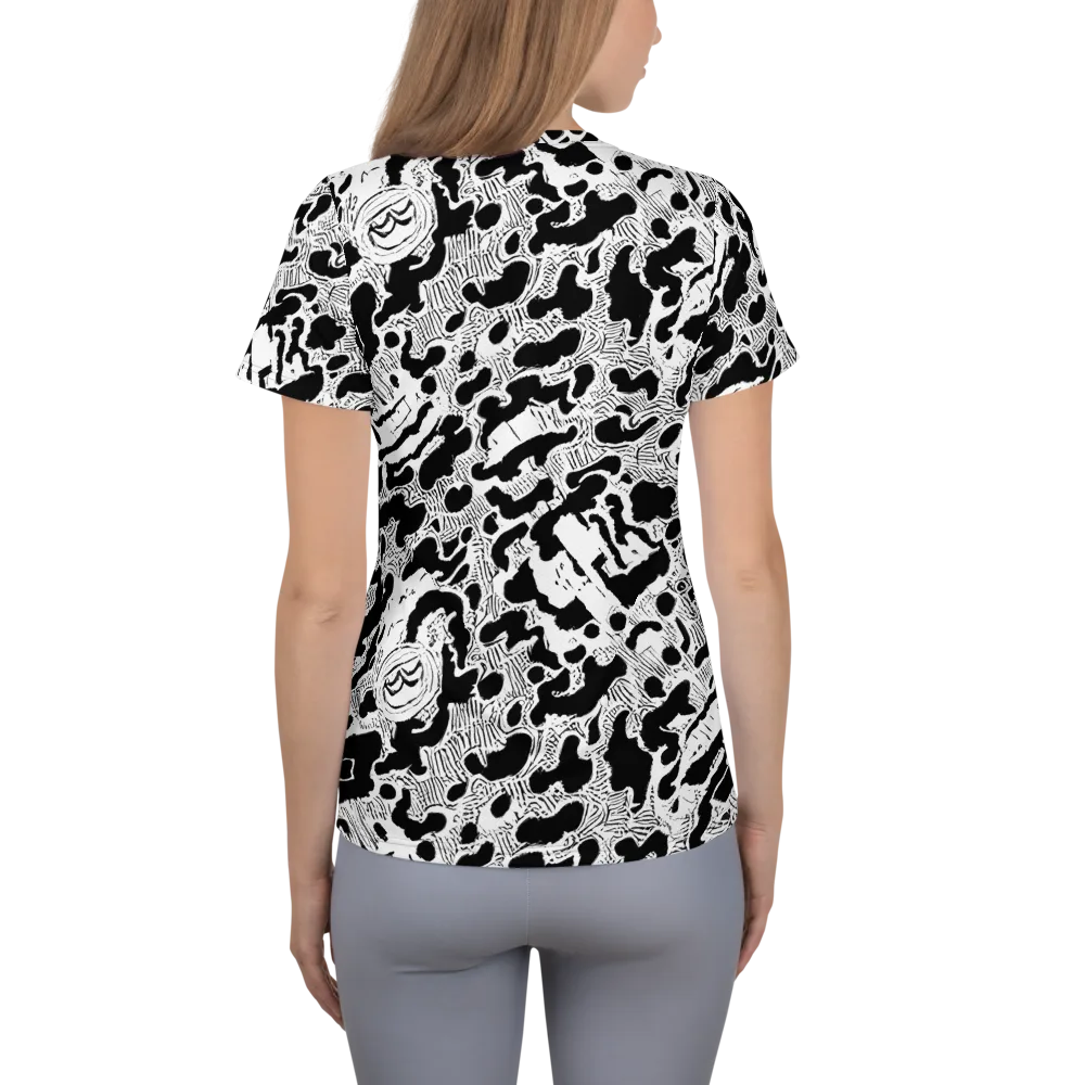 Inkbone Rapture on Women's Athletic T-Shirt — Back