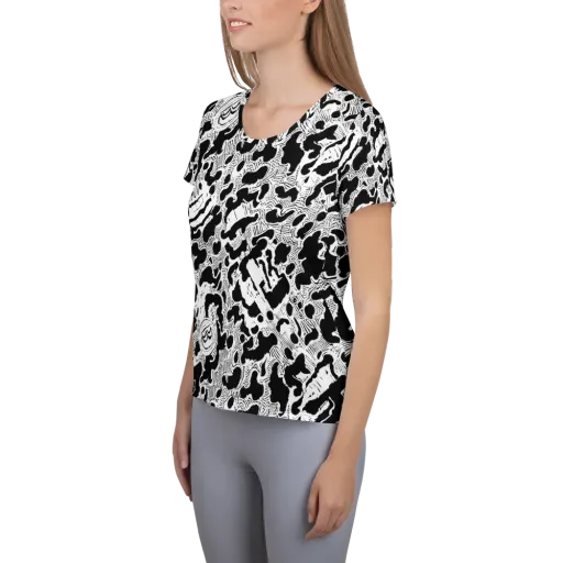 Inkbone Rapture on a Women's Athletic T-Shirt