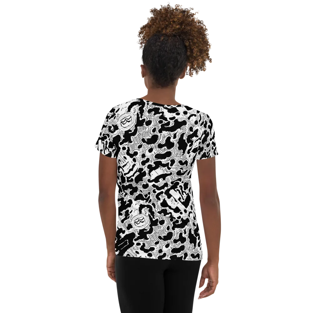 Inkbone Rapture on Women's Athletic T-Shirt — Back