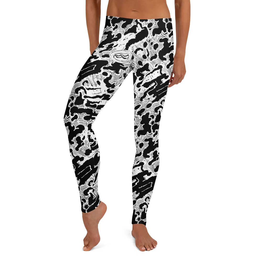 Inkbone Rapture on Leggings — Front