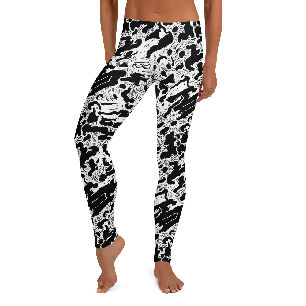 Inkbone Rapture on Leggings — Front