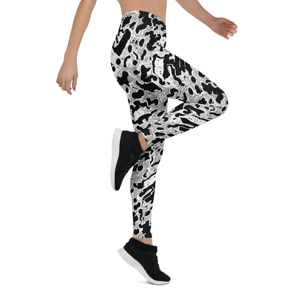 Inkbone Rapture on Leggings — Right